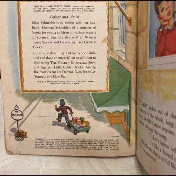 Vintage Little Golden ‘Robert And His New Friends’ First Edition - Picture 5 of 7